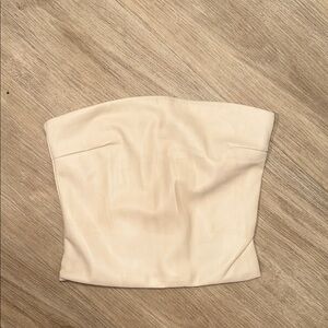 CULTNAKED Beige Strapless Top